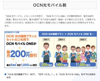 OCN Mobile ONE